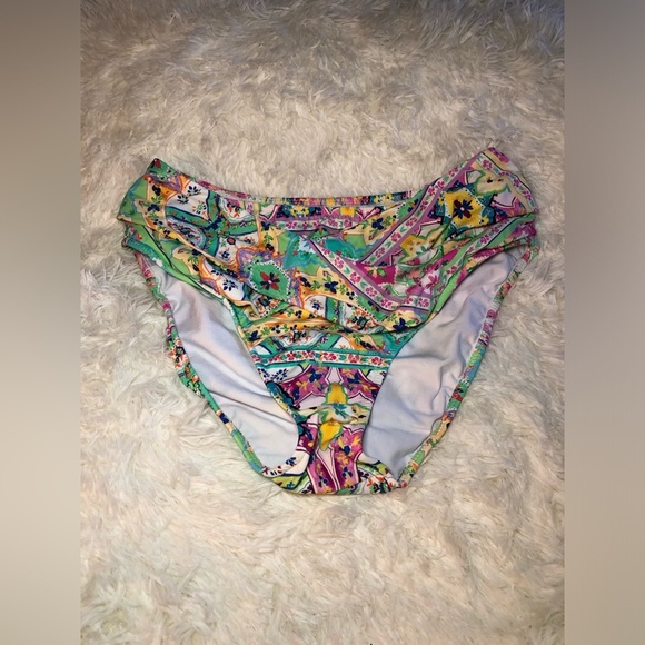 Colorful Patterned Bikini Bottoms - Picture 4 of 10